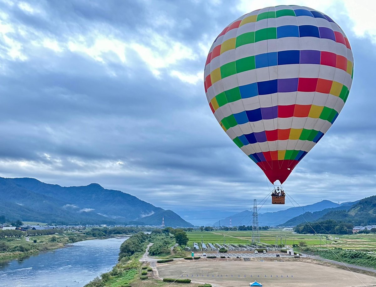 ⭐#福井 の秋の新名物！「#永平寺町気球フェス」✨ ㅤ 今年2回目の開催