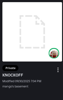 da knockoff tweet media