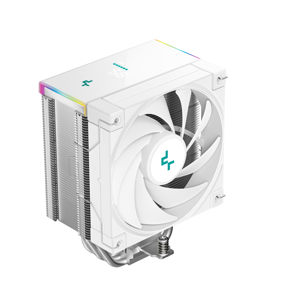 AiutoCorpration's tweet image. 【DeepCool新製品②】空冷CPUクーラー「AK500S DIGITAL SE」「AK500S DIGITAL SE WH」が10/3（金）発売

・細部の仕様を調整し、コストパフォーマンスを向上
・デジタルパネル搭載
・ヒートパイプの「オフセット設計」により高い互換性を実現
・静音FDBファン「FK120」搭載

aiuto-jp.co.jp/information/en…