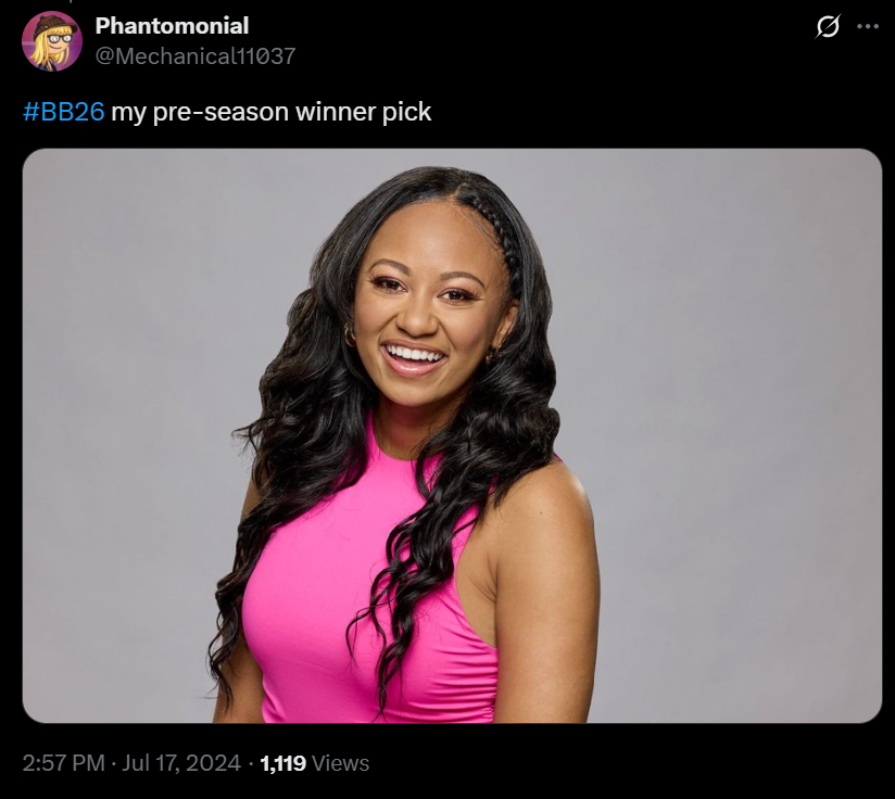 Mechanical11037's tweet photo. #bb26 #bb27 2 for 2 with BB Winner Picks w/ @chelsiebaham and @ashleyhollis__ https://t.co/A761oKbtCm