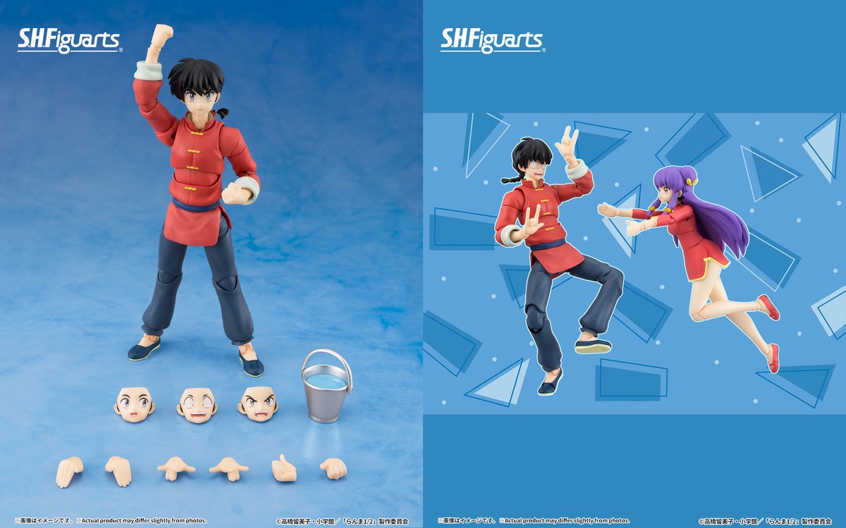 【10月1日(水)16時一般予約解禁】

「S.H.Figuarts 早乙女乱馬」
2026年3月発売予定
📋商品詳細→ tamashiiweb.com/item/15424/

新作アニメのビジュアルを元に造形し、新しい手首パーツや表情パーツの他、作品の世界観を表すオプションパーツとしてバケツが付属！
#t_shf #らんまアニメ #ranma