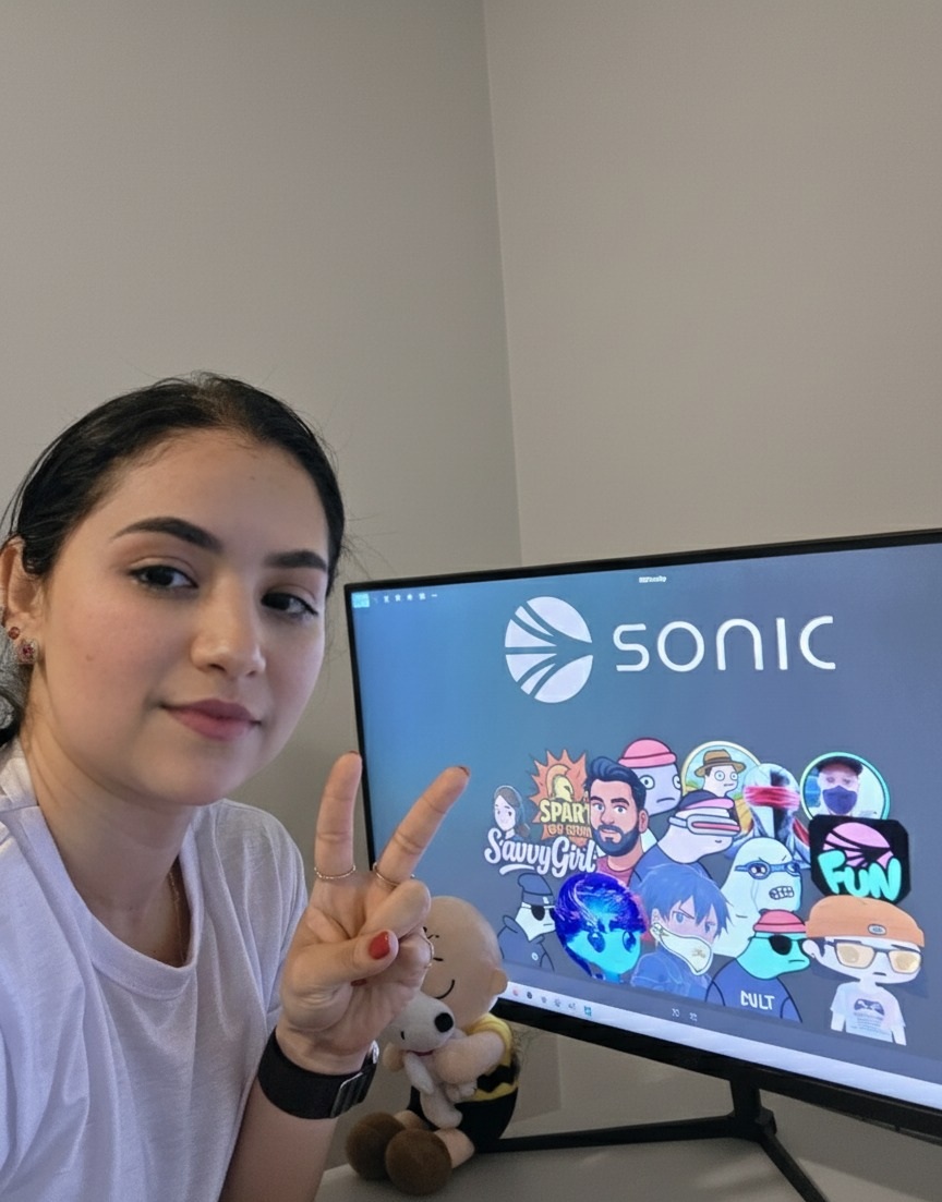 Your cheerleader never stops! 💜 
Making custom Sonic $S t-shirts for the most engaged and popular users. Repost &amp; comment to join (or ignore to opt out). PS: These shirts will have future utility!! 

<a href="/SonicLabs/">Sonic</a>