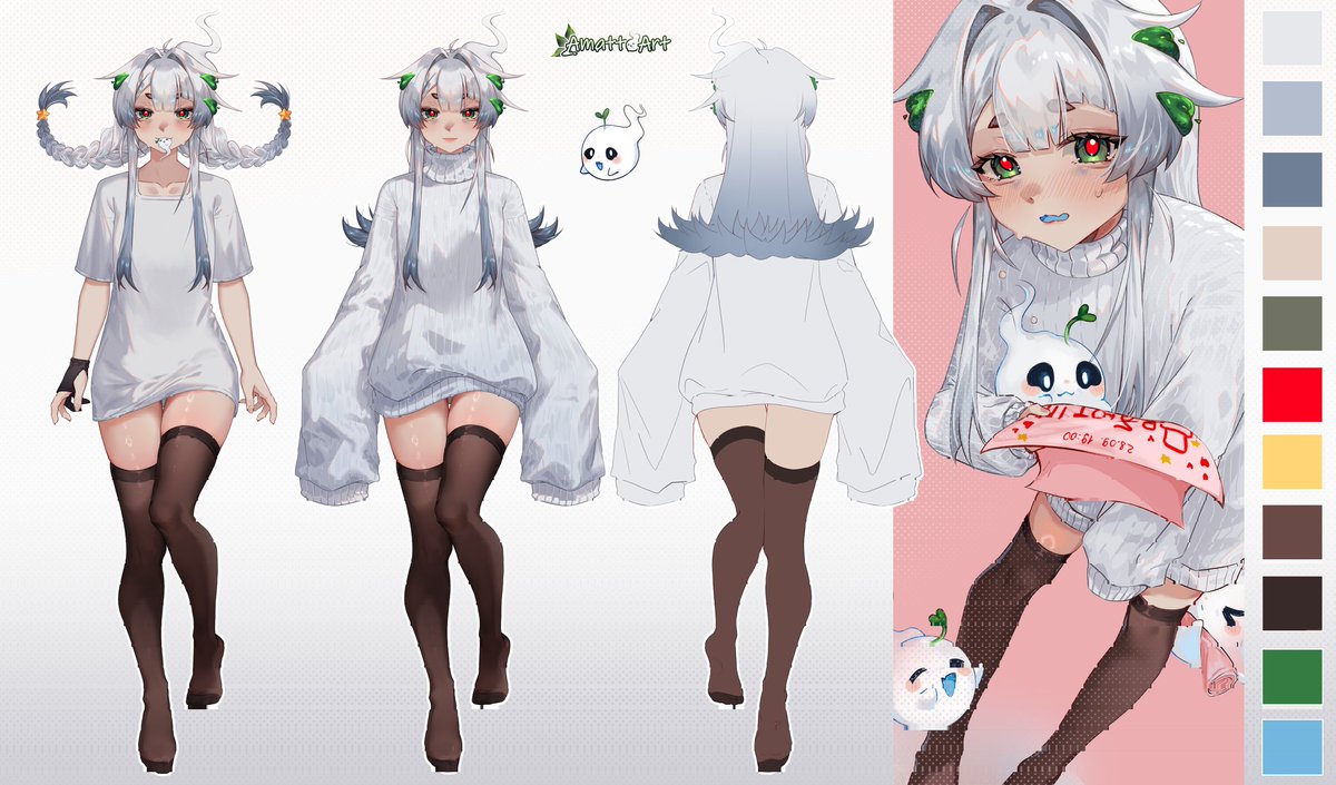 Finished vtuber model for my most annoying client. She made me redo it for 9 times over the course of a YEARS. Was always saying that I could do better. What a horrible experience. (It was me myself)

I also have 1 slot for a model in this style open for 500$ (need more samples)