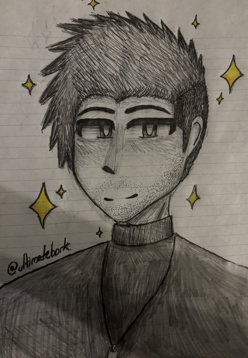 UltimateBork's tweet photo. I had a ton of free time today - only later did I realize that dex is all I draw now. This is now the fourth drawing of him in my notebook. #art #traditionalart #doodles https://t.co/smkODyFrvi