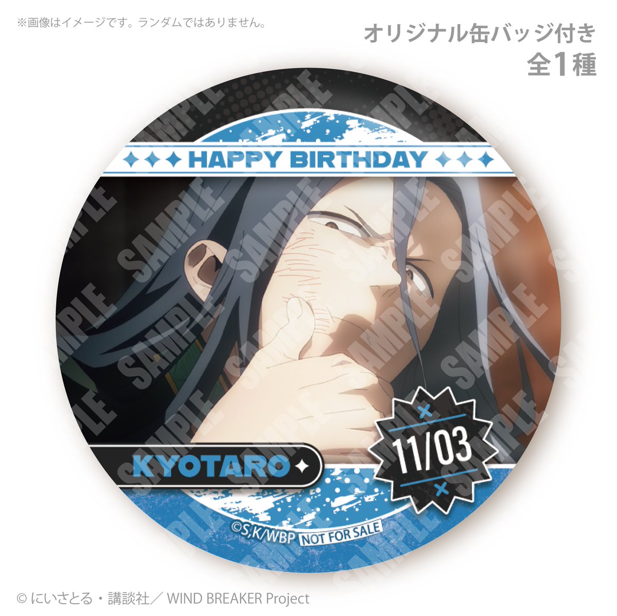 ウィンドブレイカー WIND BREAKER 缶バッジ 杉下京太郎 推しアピール TVアニメ『WIND BREAKER』～favorite series～ 缶バッジセット