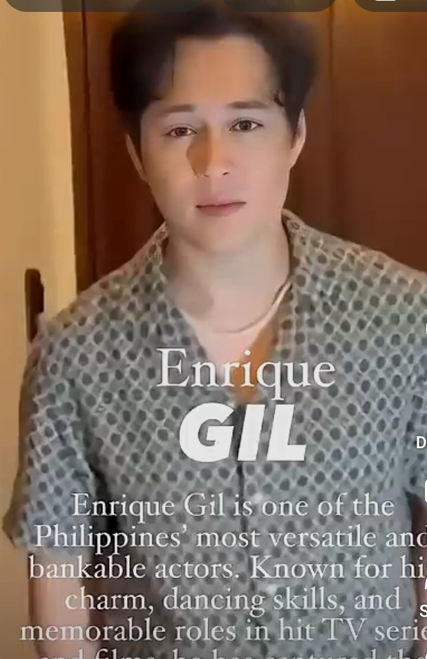 #EnriqueGil will be one of the artista guests on the upcoming fiesta on October 2, 2025 at Jose Panganiban.