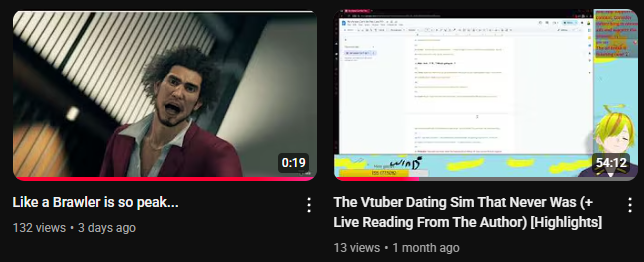 It is true what they say...

A video that you put 30 seconds into, will always outperform a video you put actual effort into.

It is pretty funny