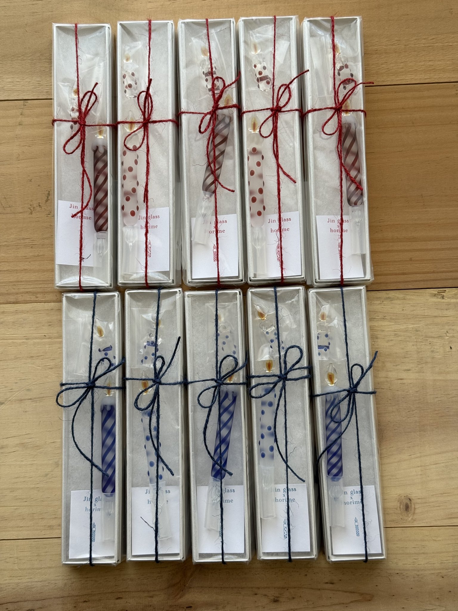 horime × Jin glass ガラスペン　horime tougei horime × Jin glass ガラスペン horime tougei ガラスペン Glass Pens