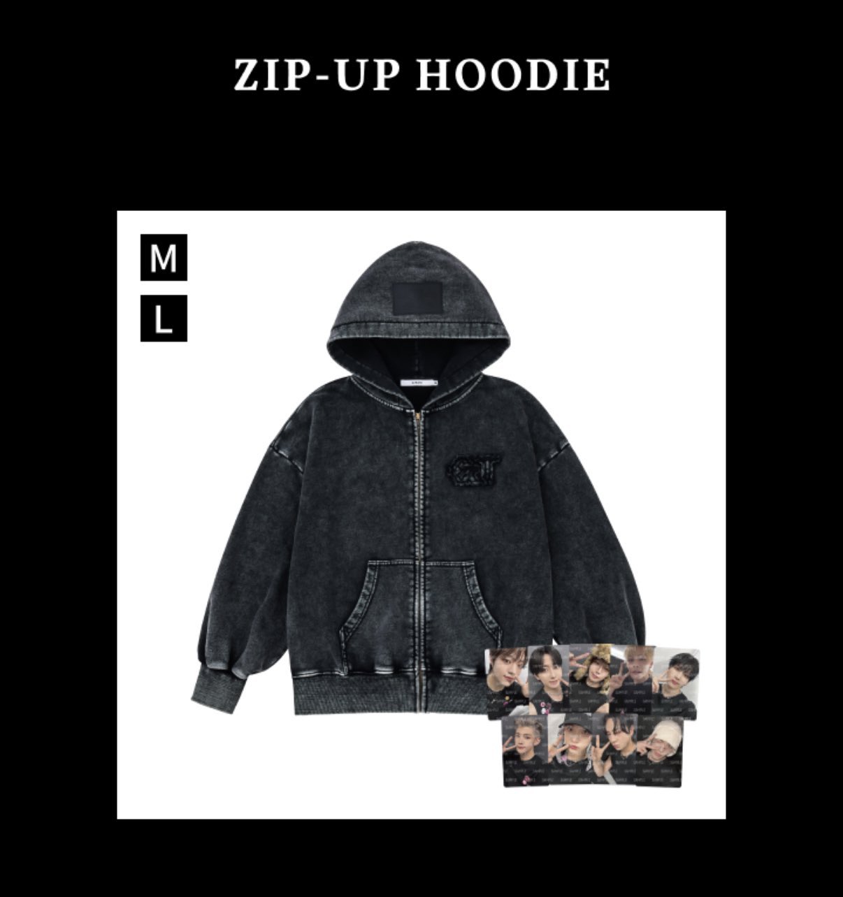 &TEAM アジアツアー アジツ ジップアップ フーディー M