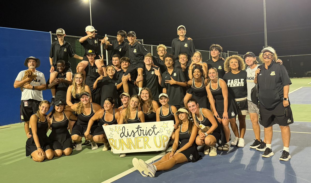 What a battle tonight at the Cooper tennis courts!! The Eagles came through with a 10-9 win. Both teams showed so much heart and determination!