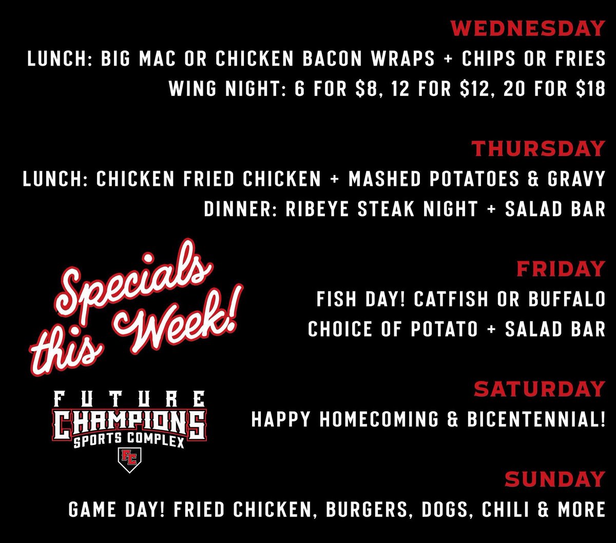 What a fun week ahead for #JacksonvilleIL! Happy Jacksonville Bicentennial and Happy Homecoming for Illinois College, Jacksonville High School and Routt Catholic High School. We look forward to seeing you in celebration at #FutureChampions throughout the week! 💛💙❤️💜