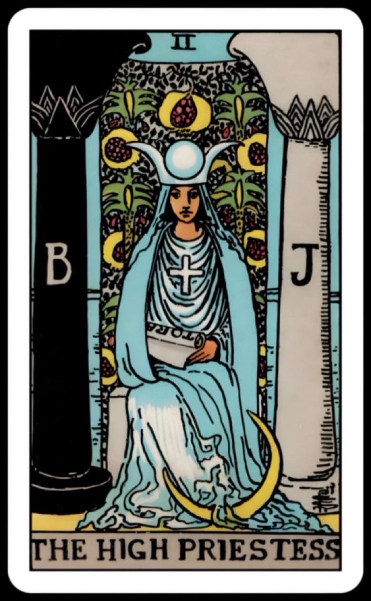 sen_shahana's tweet image. Daily Guidance
The High Priestess invites you to trust your inner voice and embrace the mysteries within. It’s a sign to seek knowledge beyond the obvious and to listen closely to your dreams and gut feelings. Patience and quiet reflection are your allies now.
#tarot #guidance