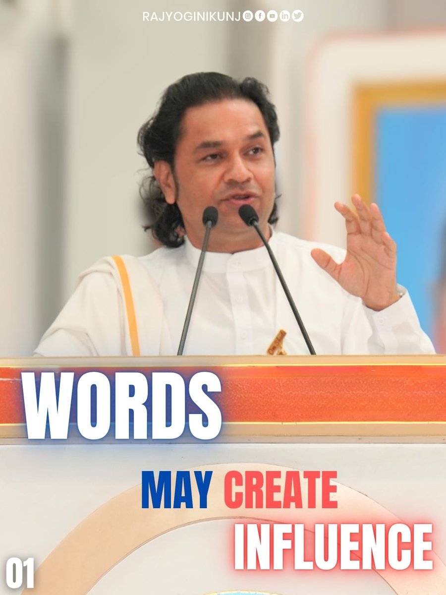 RajyogiNikunj's tweet image. Words Can Move People…
But Thoughts Can Move The World. 
Words May Touch Ears,
But Thoughts Touch Souls.
#MindsetMatters #PowerOfThoughts  #PositiveVibesOnly #SpiritualGrowth #ConsciousLiving #PeacefulMind #LifeLessons #DailyInspiration #WisdomOfTheDay @BrahmaKumaris #OmShanti