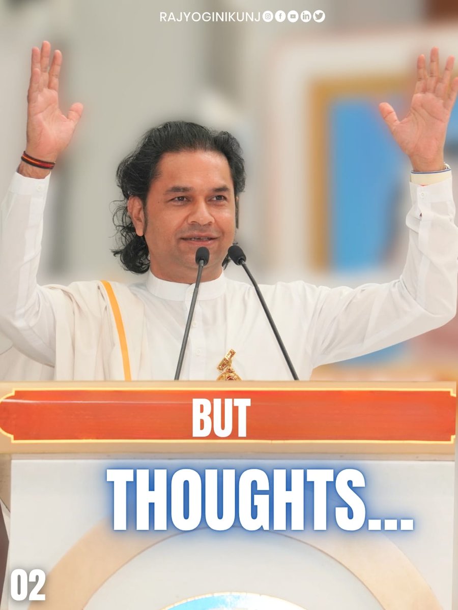 RajyogiNikunj's tweet image. Words Can Move People…
But Thoughts Can Move The World. 
Words May Touch Ears,
But Thoughts Touch Souls.
#MindsetMatters #PowerOfThoughts  #PositiveVibesOnly #SpiritualGrowth #ConsciousLiving #PeacefulMind #LifeLessons #DailyInspiration #WisdomOfTheDay @BrahmaKumaris #OmShanti