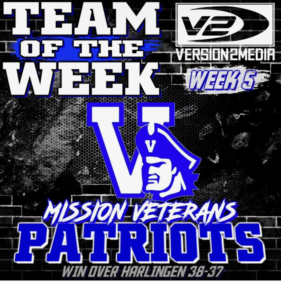 Honored to be <a href="/version2media/">version2media</a> Team of the Week!!!!!!
#blueVlife