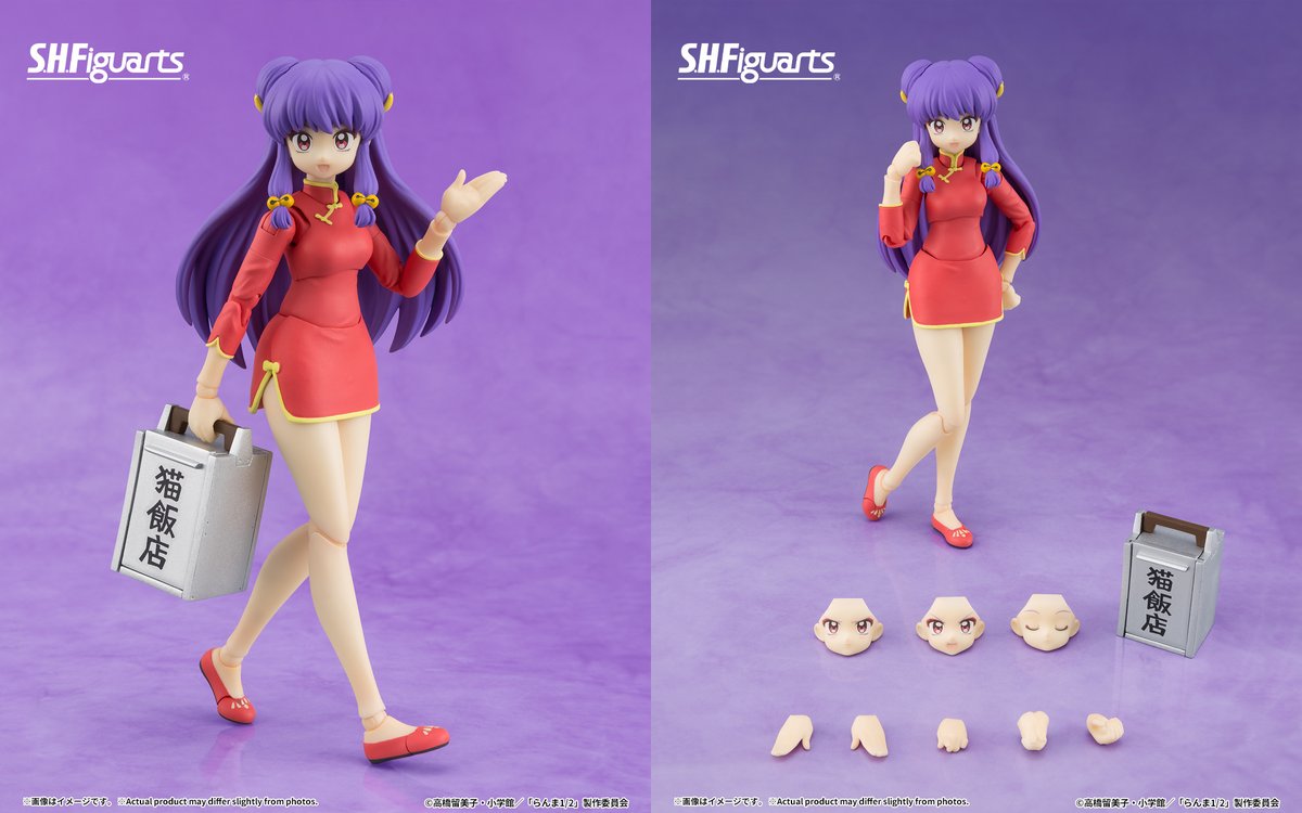 【10月1日(水)16時一般予約解禁】

「S.H.Figuarts シャンプー」
2026年5月発売予定
📋商品詳細→ tamashiiweb.com/item/15426/

新作アニメのビジュアルを元に造形し、新しい手首パーツや表情パーツの他、作品の世界観を表すオプションパーツとしておかもちが付属！
#t_shf #らんまアニメ #ranma