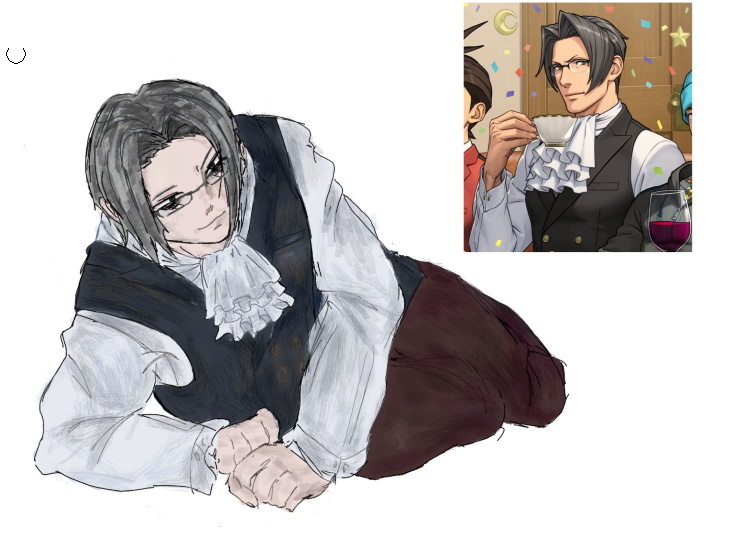zinkysevilhouse's tweet image. time spent was like 20 minutes if the time i spent napping wasnt included and its pretty clear it took 20 minutes I USED MOUSE💔💔 #AceAttorney #milesedgeworth