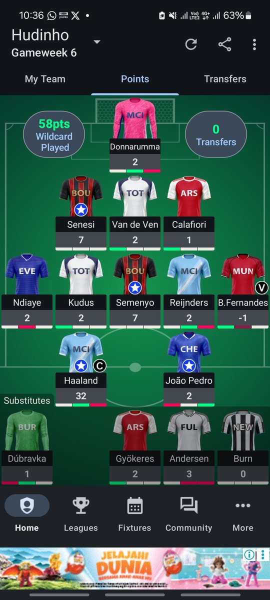 GAME 3 GAMEWEEK 6
Pemain No.67

#FPLBahagiaTemanatauLawan??