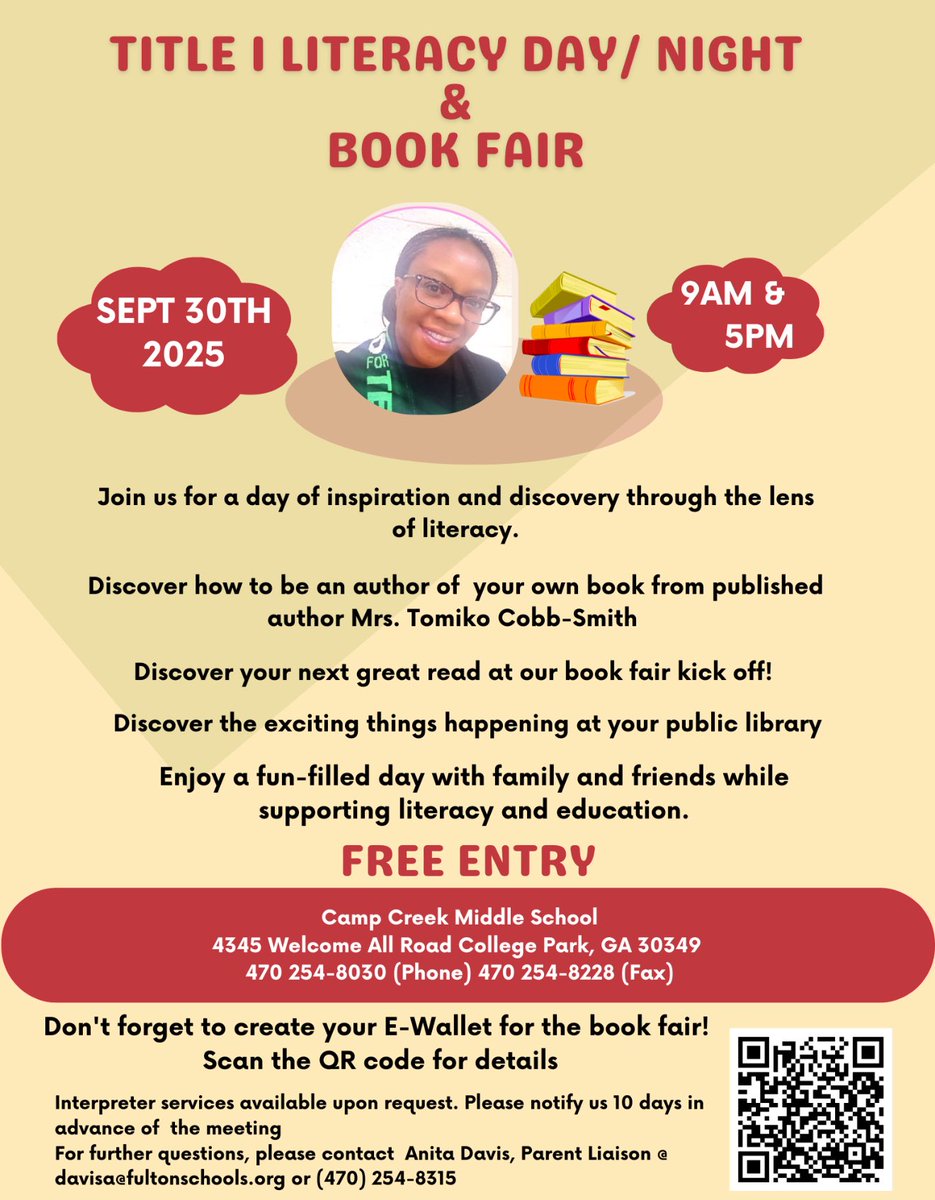 oliver_wanda's tweet photo. 2025 Title I Literacy Events Warrior Style! https://t.co/SAVoBpQZAA