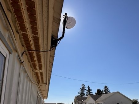 ProSatNetworks's tweet image. Starlink installation on a farm by ProSat Networks. Business-class IT network and Starlink broadband internet extended to multiple buildings and outdoor areas with P2P bridges &amp;amp; WiFi/wireless APs. #starlinkbusinessinstallation
starlinkinstallationservces.com