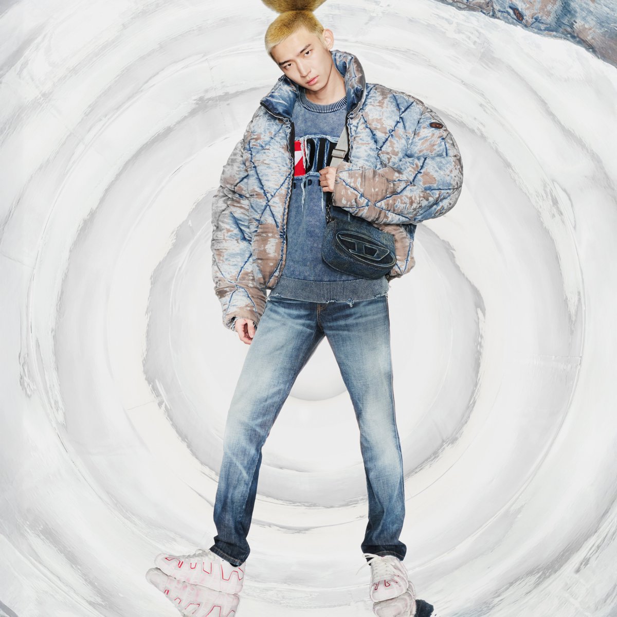 【美品】DIESEL ディーゼル 裏 派手 プリント クレイジー MA-1 L 楽天市場】☆DIESEL ディーゼル レディース☆迷彩柄 カモフラ柄