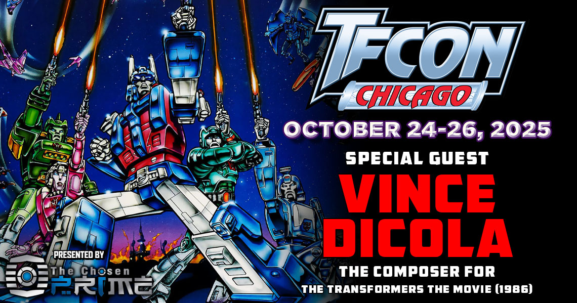 tfconofficial's tweet image. 🇺🇸#TFcon is happy to welcome #VinceDicola composer of #TransformersTheMovie to #TFconChicago 2025

He will be doing a Q&amp;amp;A panel &amp;amp; signing autographs at America’s largest fan-run #Transformers convention. Presented by The @ChosenPrime

🎟Tickets at tfcon.com