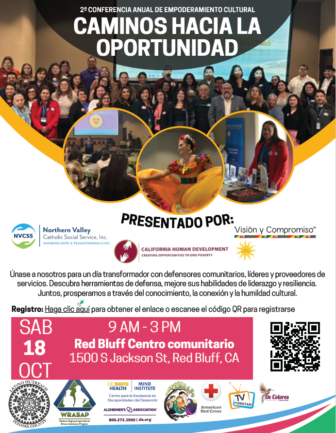 WRASAP_Espanol's tweet photo. 📢 2da Conferencia Anual de Empoderamiento Cultural: Caminos Hacia La Oportunidad. Un día de aprendizaje, conexión y crecimiento con defensores, líderes y proveedores. ✨

📅 Sábado, 18 de octubre | 9am–3pm
¡Escanea el código QR para registrarte hoy! https://t.co/qjLF2W9Rhp