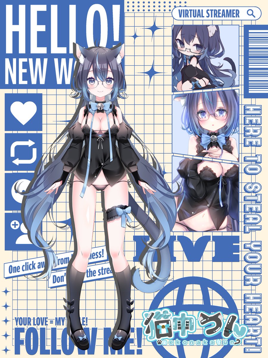 猫中つん🐈‍⬛📌@新人Vtuber tweet media