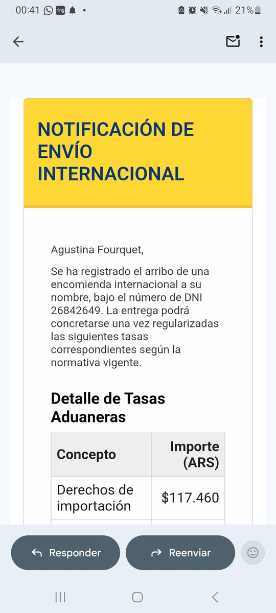 Fishing hoy de Correo Argentino <a href="/CorreoOficialSA/">Correo Argentino</a>