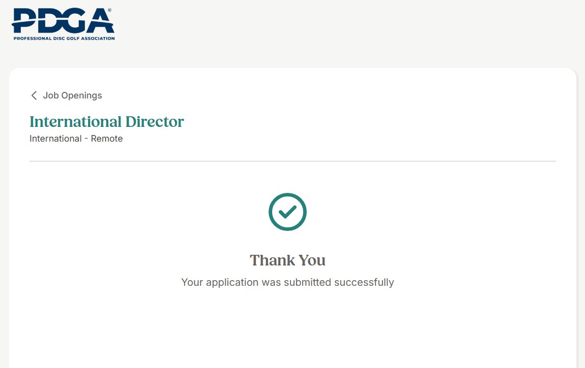 It was important to me to submit this on the 67th birthday of Walter Frederick Morrison's "Flying Toy," which changed history for so many of us. 🥏

Fingers crossed, I'll get to help disc golf grow to the farthest ends of the planet! 🌏