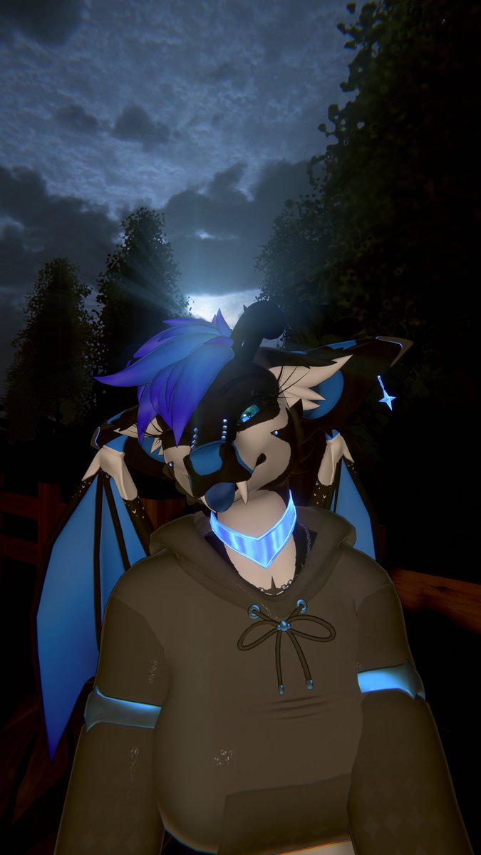 It's getting colder outsideee- you know what that meannsss!

Better snuggles >:3

#VRChat #Dragon