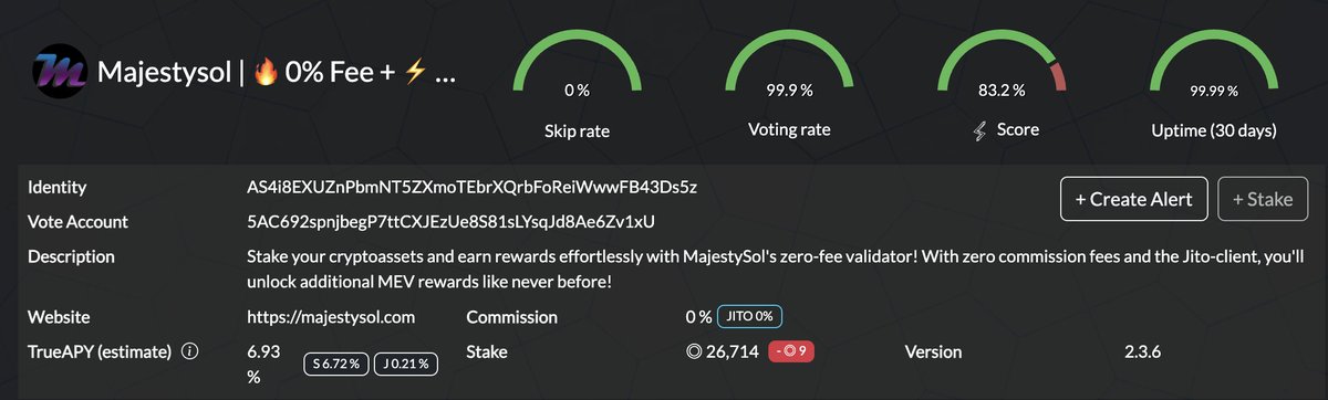 Things <a href="/ValigatorTech/">Valigator IBRL/acc 🐊</a> will never do to you.  

Check and verify who you put your trust in.

As far as I can tell from Staking Kiwi's reports, the validator is timing this right to get all 100% of the rewards after the epoch boundry.  Yet they claim, even in their title, 0% fees.