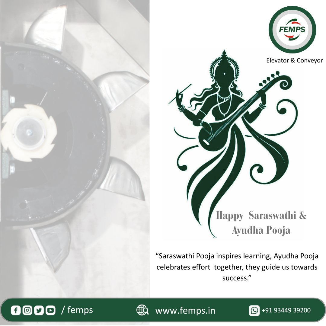 HEmmppe's tweet photo. Happy saraswathipooja & Ayudhapooja 2025
📷: +91 93449 39200
📷: https://t.co/QKse3peP0a
📷: Social media: /Femps
#Elevator #screwconveyors #Chainconveyor#beltconveyor
#SVGLelevators #paddydumpingconveyor
#grainequipments #fempsfabtech#saraswathipooja #AyudhaPooja2025 https://t.co/g4JSzGDtYy