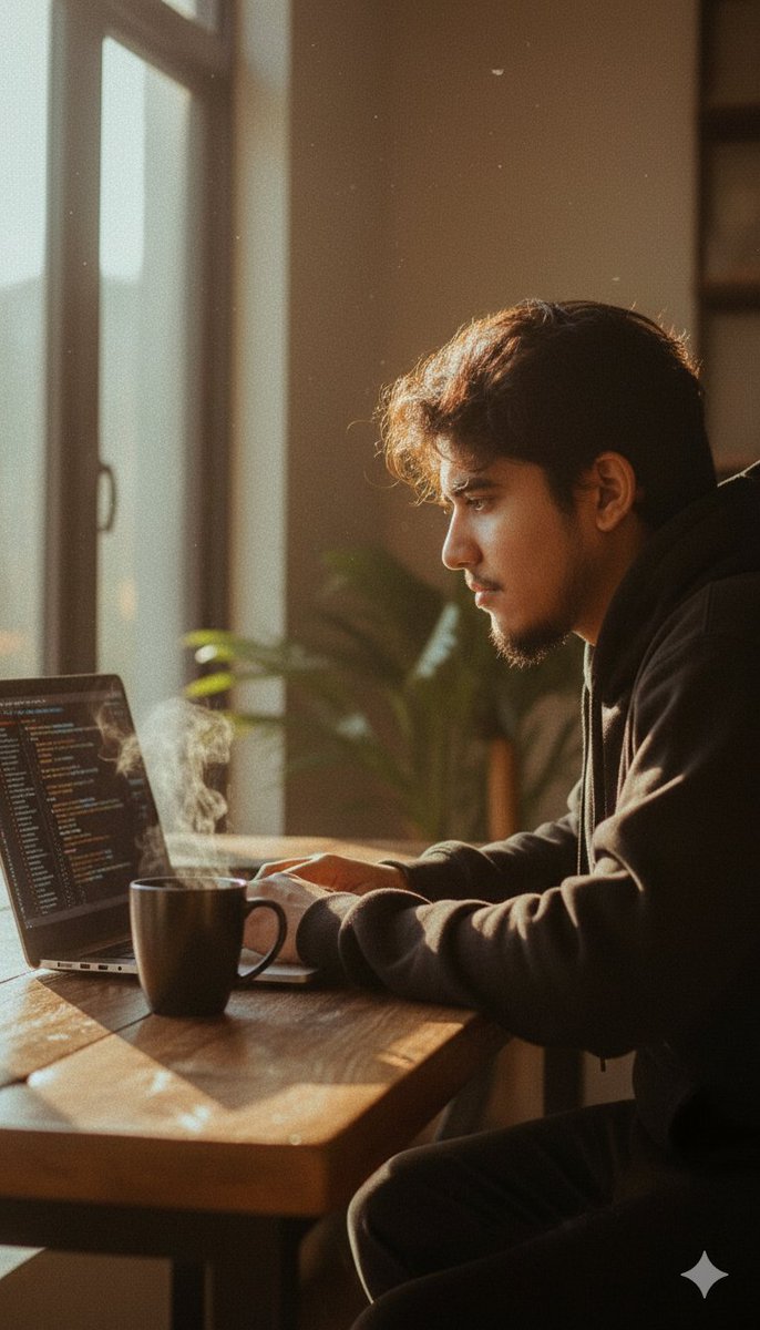 coder_lilawat's tweet image. "Early mornings, warm coffee & endless lines of code ๐
๐ปโ"
#CodeWithCoffee #DeveloperLife #MorningVibes