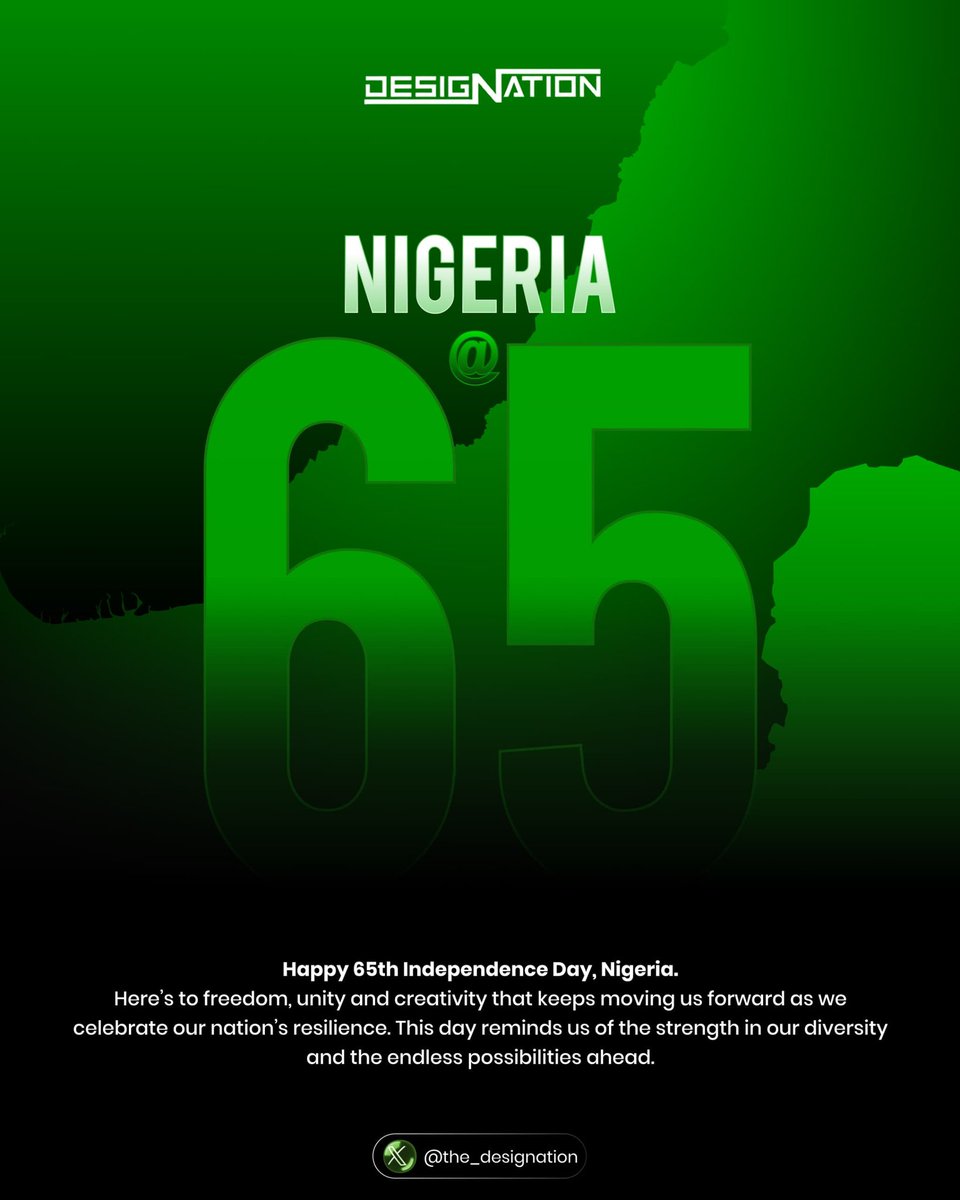Happy 65th Independence to our dear nation, Nigeria.