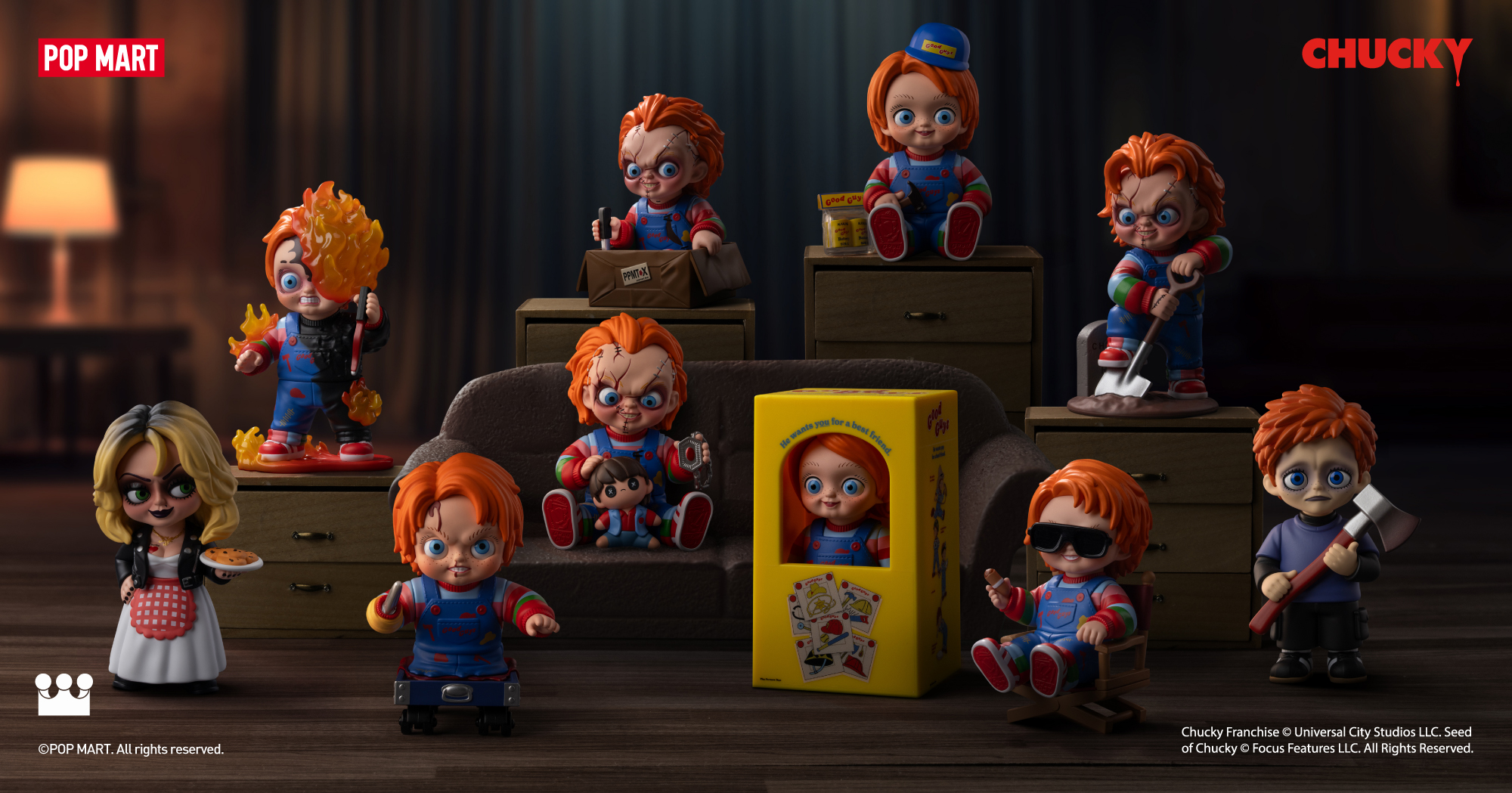 POP MART CHUCKY フィギュア 9種セット 新品未開封 CHUCKY