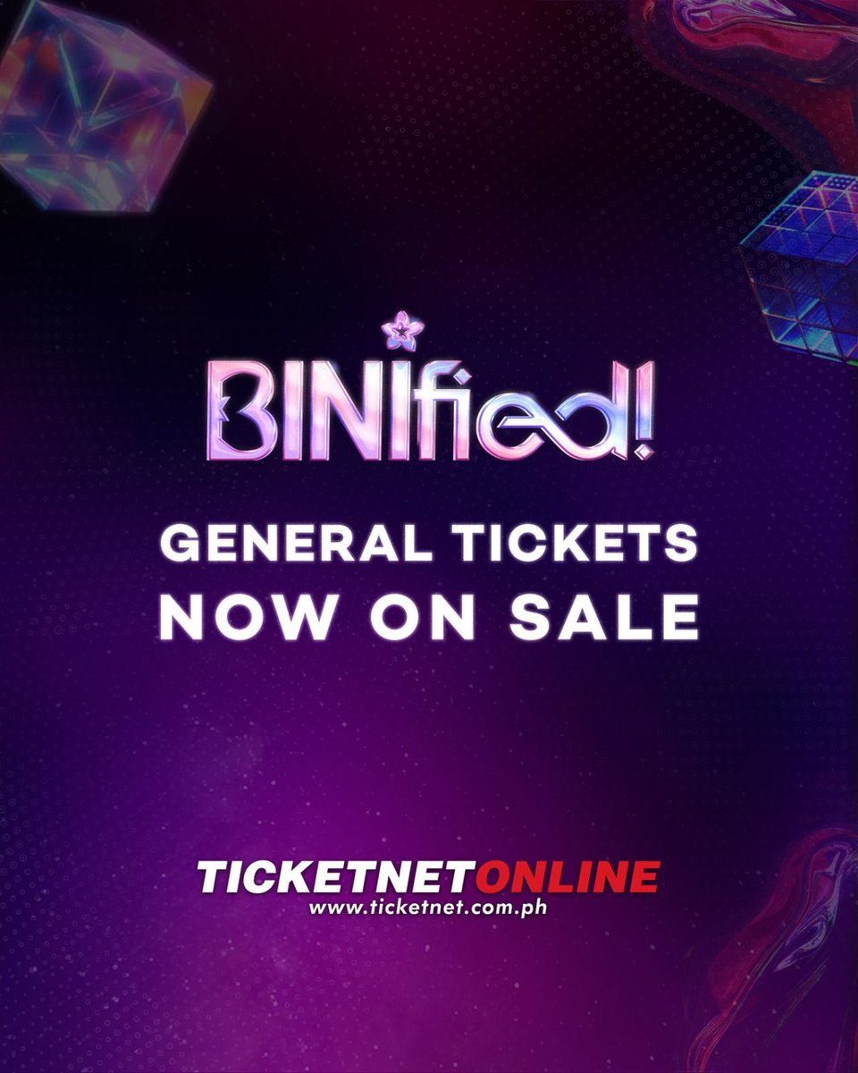 TicketNetPH's tweet image. BLOOMS! 🌸 The wait is finally OVER!

🔥 GENERAL TICKETS are NOW ON SALE

🎟 Secure yours here 👉 ticketnet.com.ph/event-detail/B…

#BINI #BINIfiedAtPhilippineArena #Ticketnet