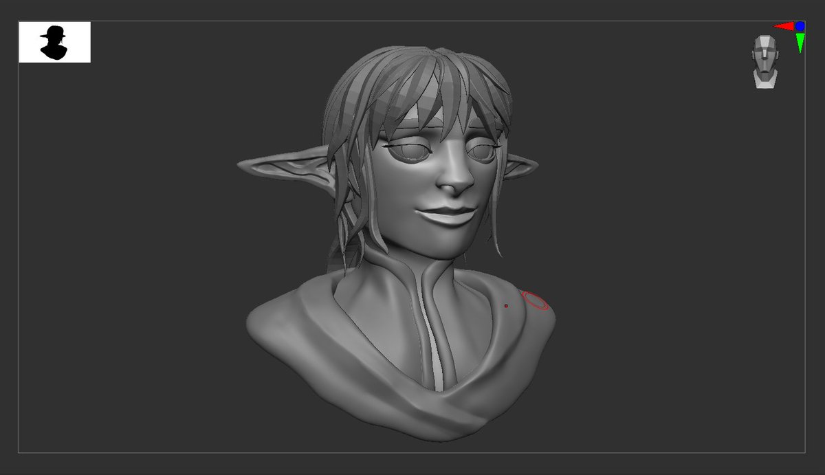 SIDEF_'s tweet photo. Sculpt character #Zbrush https://t.co/RrrXnnHy3W