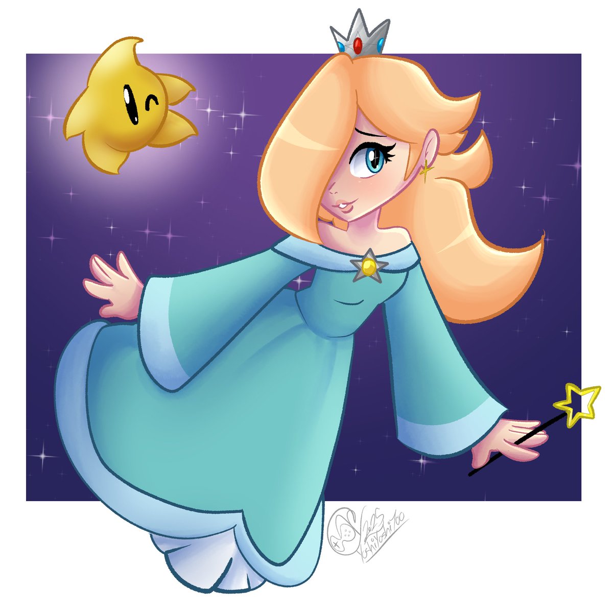 Some Rosalina before i sleep &lt;3
hope you all like &lt;3

#Rosalina #SuperMarioGalaxy