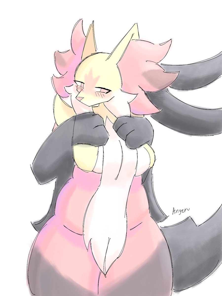 another megadelphox drawing #Pokemon #PokemonLegendsZA #pokemonfanart #MegaDelphox  #delphox