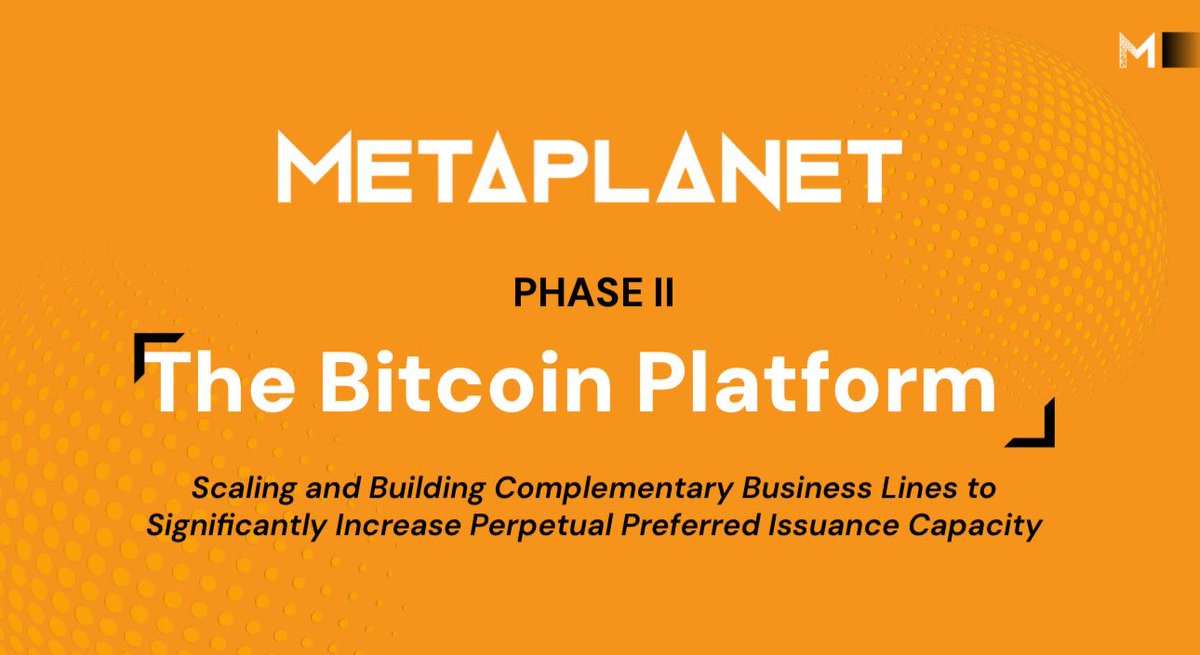 Metaplanet's tweet image. Metaplanet Phase II: The Bitcoin Platform 

contents.xj-storage.jp/xcontents/3350…