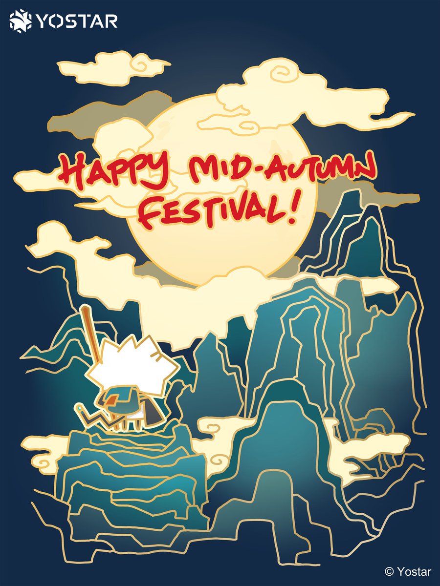 Lands apart, yet under the same silver moon,
We send forth our wishes on the starlight.
May it carry our mutual longing,
As shared moonlight transcends all boundaries of space.

Happy Mid-Autumn Festival!

#Yostar #MidAutumnFestival