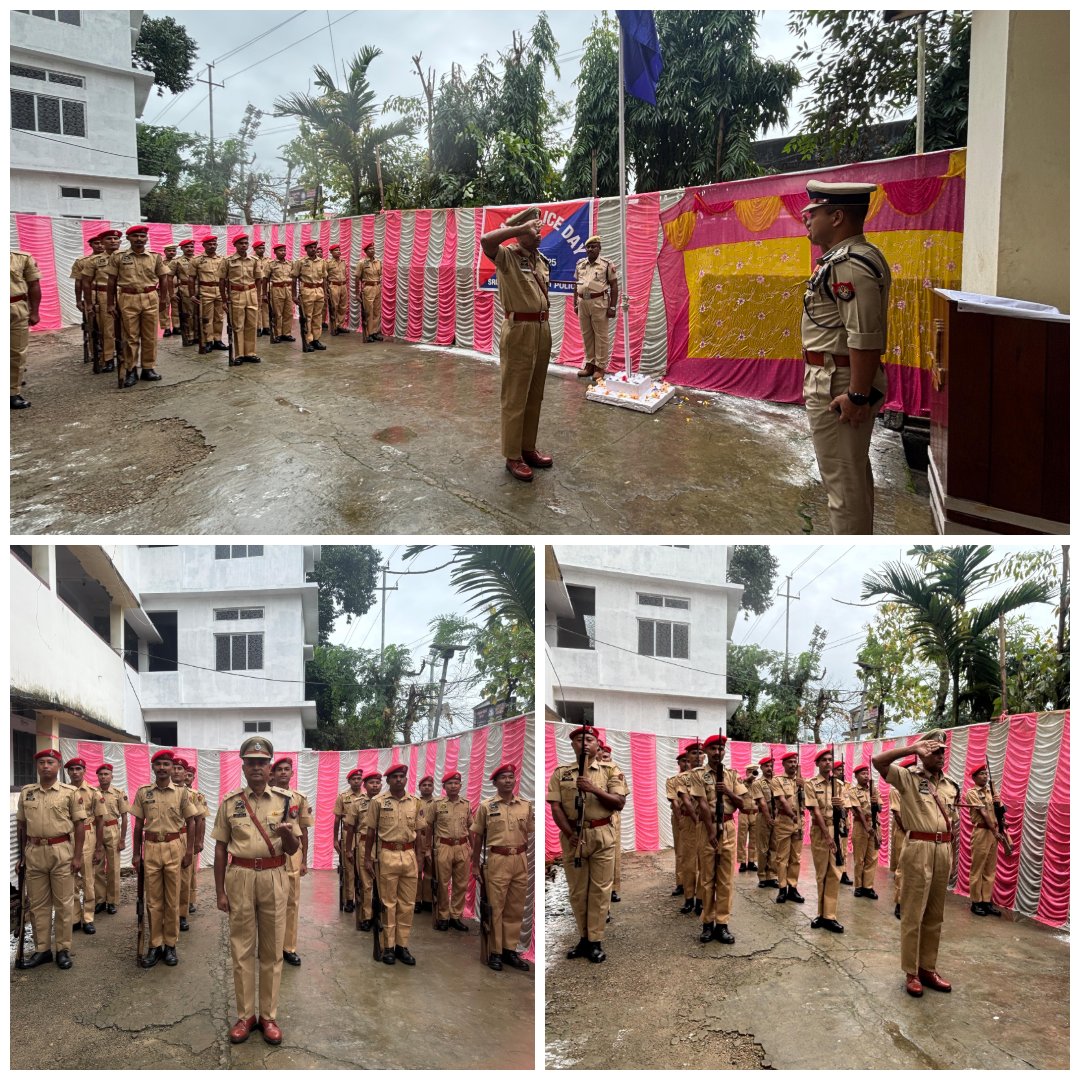 sribhumipolice's tweet photo. Sribhumi Police proudly observed #AssamPoliceDay with respect and dedication towards service, safety, and commitment to the people.  #ServiceWithHonour @CMOfficeAssam @assampolice @DGPAssamPolice @HardiSpeaks @KangkanJSaikia https://t.co/sFBtREq7rG
