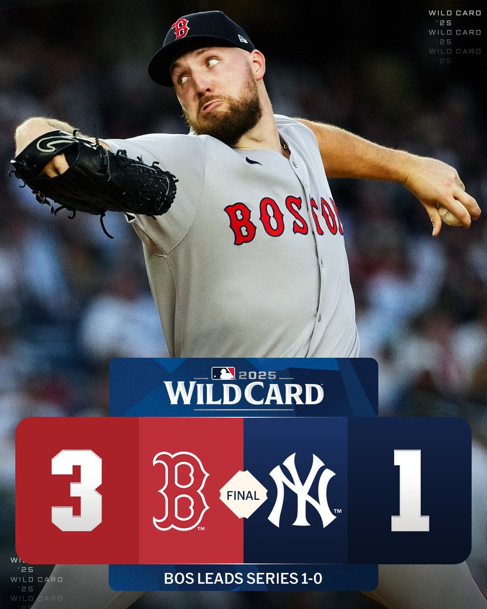 MLBGunlukleri's tweet image. RedSox, Yankees&apos;e karşı 2004&apos;ten bu yana oynadığı son 10 #Postseason maçının 9&apos;unu kazandı!