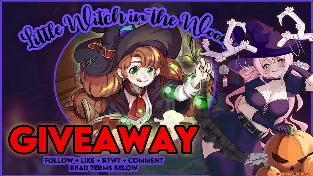 Happy October everyone! Let's celebrate this month with a giveaway of the new game Little Witch in the Woods! 

1️⃣ Like + Retweet
2️⃣ Comment any Halloween emoji
3️⃣ Follow me
4️⃣ Read terms to enter below~