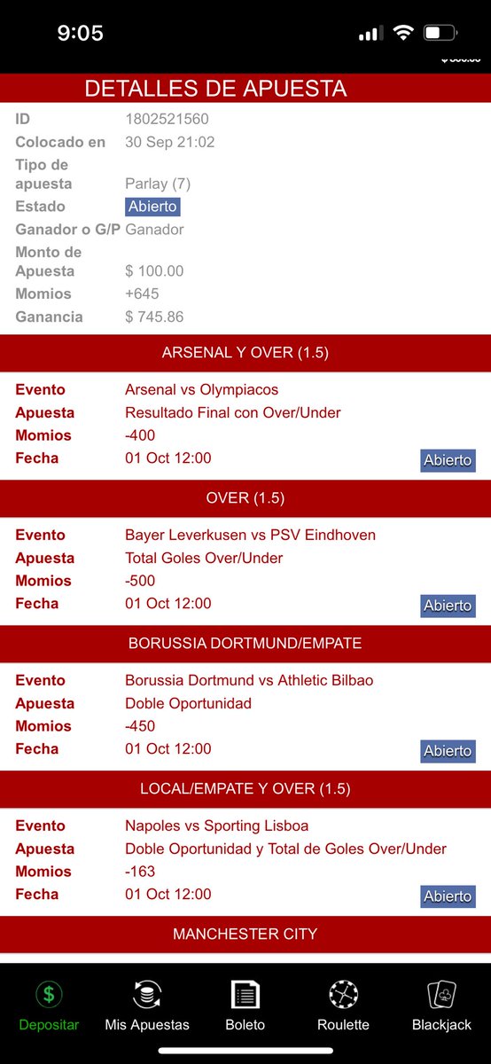 ElTankeJuan's tweet photo. Buenas noches mis chulos! Les dejo este parlay para mañana en champions league momio +645🫶🏽 mucho éxito a todos! Apóyenme con retuit o like 🫶🏽
#parlay #parati #apuestasonline #apuestasonline #ChampionsLeague https://t.co/ZSjNYCDkr5