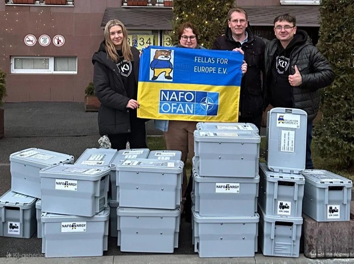 NEUER MONAT, NEUE SPENDEN

Unsere Sammlung für NAFO ⚡️NRGY - Notstrombatterien, mit denen Stromausfälle ohne stinkende Diesel-Generatoren überbrückt werden, hat fast 50 % erreicht. 

Bitte weiter so, damit wir Ende Oktober 20 Geräte ausliefern können.

🎯 10000 €
✅   4955 €