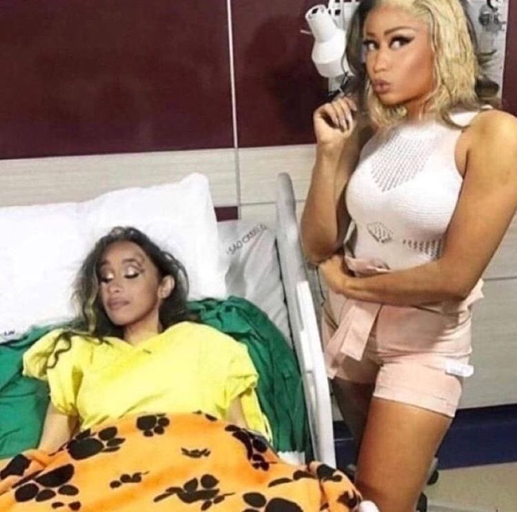 EryneMaraj's tweet photo. @iamcardib you okay boo? https://t.co/eq8BMJvRfT
