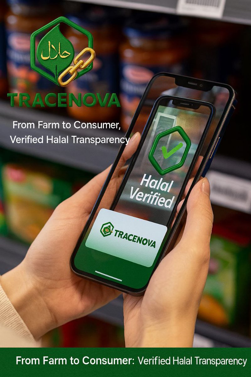 AsadBits's tweet photo. 🕌🔒 TraceNova delivers unbreakable verification for every product, ensuring the halal label guarantees truth—not deception. 🌙✅
#HalalTruth #TraceNova #BlockchainIntegrity
Project Link 🖇️
https://t.co/Ybv0KZLt4T https://t.co/TsmxZuMDuA